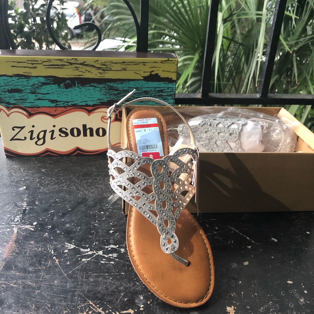 Silver Sandal NIB